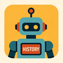icon_history_robot_flat_design icon preview