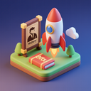icon_history_rocket_3d_isometric icon preview