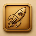 icon_history_rocket_embossed icon preview