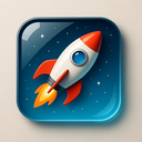 icon_history_rocket_glassy icon preview