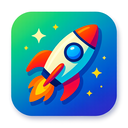 icon_history_rocket_vibrant_colors icon preview