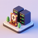 icon_history_server_3d_isometric icon preview