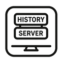 icon_history_server_monochrome icon preview