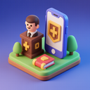 icon_history_smartphone_3d_isometric icon preview