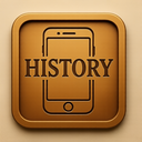 icon_history_smartphone_embossed icon preview