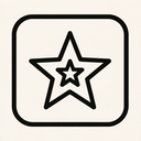icon_history_star_monochrome icon preview