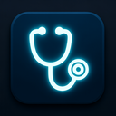 icon_history_stethoscope_glow_effect icon preview