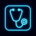 icon_history_stethoscope_neon icon preview
