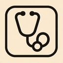 icon_history_stethoscope_sharp_edges icon preview