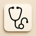 icon_history_stethoscope_thin icon preview