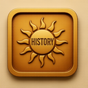 icon_history_sun_embossed icon preview