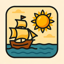 icon_history_sun_iconic icon preview