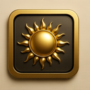 icon_history_sun_metallic icon preview
