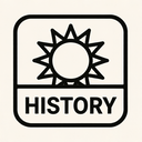 icon_history_sun_monochrome icon preview