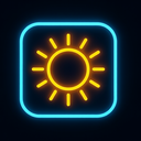 icon_history_sun_neon icon preview