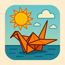icon_history_sun_origami icon preview