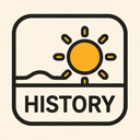 icon_history_sun_thin icon preview