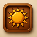 icon_history_sun_wooden icon preview