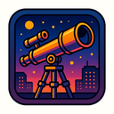 icon_history_telescope_cyberpunk icon preview