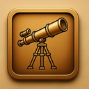 icon_history_telescope_embossed icon preview