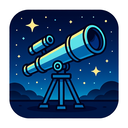 icon_history_telescope_futuristic icon preview
