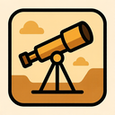 icon_history_telescope_geometric icon preview