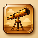 icon_history_telescope_glassy icon preview