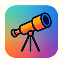 icon_history_telescope_gradient icon preview