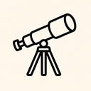 icon_history_telescope_line_art icon preview