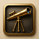 icon_history_telescope_metallic icon preview