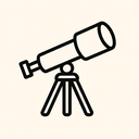 icon_history_telescope_minimal_outline icon preview