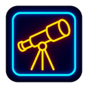 icon_history_telescope_neon icon preview