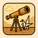 icon_history_telescope_origami icon preview