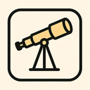 icon_history_telescope_thin icon preview