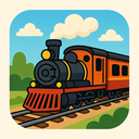 icon_history_train_cartoon icon preview
