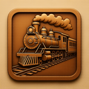 icon_history_train_embossed icon preview