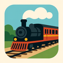 icon_history_train_flat_design icon preview