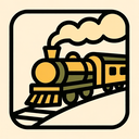 icon_history_train_geometric icon preview