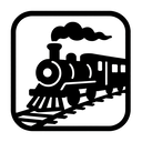 icon_history_train_monochrome icon preview