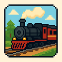 icon_history_train_pixel_art icon preview