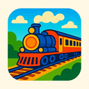 icon_history_train_vibrant_colors icon preview