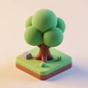 icon_history_tree_3d_isometric icon preview