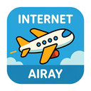 icon_internet_airplane_cartoon icon preview