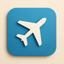 icon_internet_airplane_elegant icon preview