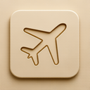 icon_internet_airplane_embossed icon preview