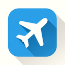 icon_internet_airplane_flat_design icon preview