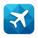 icon_internet_airplane_geometric icon preview