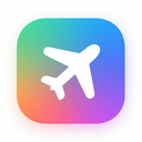icon_internet_airplane_gradient icon preview