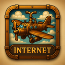 icon_internet_airplane_steampunk icon preview
