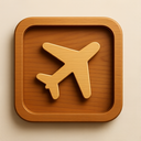 icon_internet_airplane_wooden icon preview
